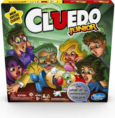 Produktbild von Hasbro - Cluedo Junior Brettspiel Gesellschaftsspiel Kinder