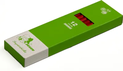 Produktbild von Jolly 3000-0344 Supersticks Buntstifte Kinderfest, kirschrot (12er Pack)
