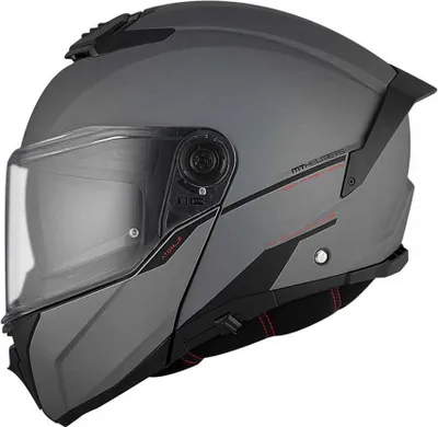 Zdjęcie produktu dla Mt Helmets Atom 2 Sv Modular Helmet Grey M Grey M