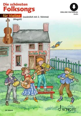 Produktbild von Die schönsten Folksongs - 1-2 Violinen.