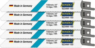 Zdjęcie produktu dla Zestaw brzeszczotów Hazet, 9234M-150/5