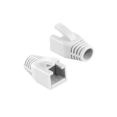 Produktbild von LogiLink MP0035W, Kabelschuh, Weiß, Polyvinylchlorid (PVC), Cat6, RJ45, RoHS