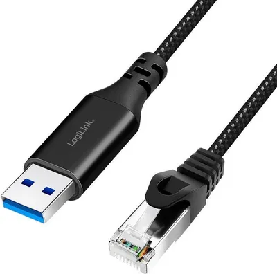 Produktbild von LogiLink CU0404, 5 m, Cat6, S/FTP (S-STP), RJ-45, Schwarz