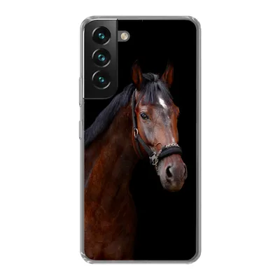 Produktbild von MuchoWow® Handyhülle Schutzhülle Hülle für Samsung Galaxy S22 Pferd - Tiere - Braun Silikon Softcase Handy Hülle - Mobiltelefonhülle