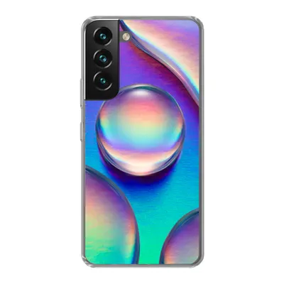 Produktbild von MuchoWow® Handyhülle Schutzhülle Hülle für Samsung Galaxy S22 Wasser - Regenbogen - Abstrakt Silikon Softcase Handy Hülle - Mobiltelefonhülle