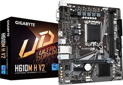 Produktbild von GIGABYTE H610M H V2 Motherboard Intel H610 Express LGA 1700 micro ATX