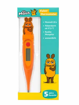 Produktbild von DieMaus Fieberthermometer 2D-Maus-Design, KI-generiertes Bild