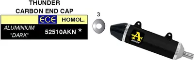 A product image showing a motorcycle exhaust and associated labeling.