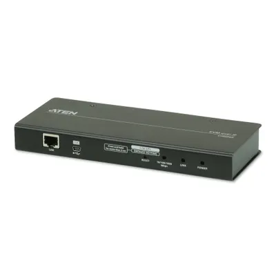 Produktbild von ATEN 1-Local/Remote Share Access, Einzelport VGA KVM over IP Switch (1920 x 1200), 1920 x 1200 Pixel, Ethernet/LAN, Rack-Einbau, 7,26 W, Schwarz