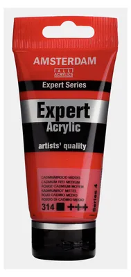 Produktbild von ROYAL TALENS Amsterdam Expert Acrylfarbe 75 ml - Kadmiumrot Mittel