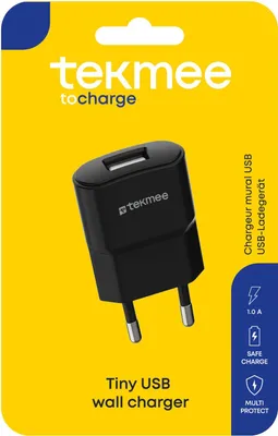 Produktbild von TEKMEE 40 43 01 94 Ladeadapter USB schwarz
