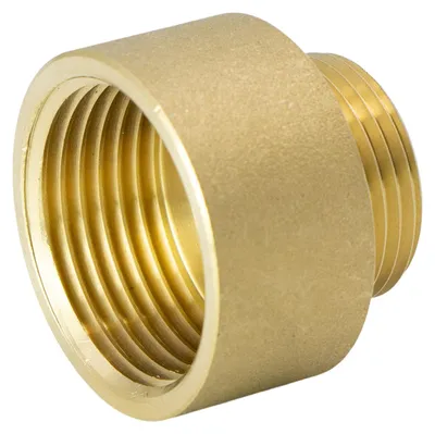 Productafbeelding van VARIOSAN Mofstuk met vermindering, type 15105, 1 1/4" x 1" (binnen-/buitendraad), messing, geschikt voor drinkwater