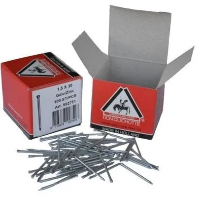 Immagine prodotto di DQ Chiodo per calcestruzzo RH 1,5x35mm con testa dritta / confezione da 100 pz