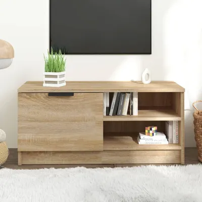 Produktbild von The Living Store TV-Schrank Sonoma-Eiche 80x35x36,5 cm Holzwerkstoff