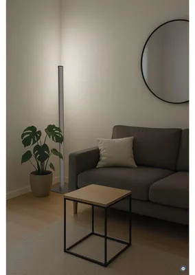 Produktbild von MAUL Säulenleuchte MAULpino LED 2.700 - 6.500 K dimmbar Standfuß 113,2 cm silber