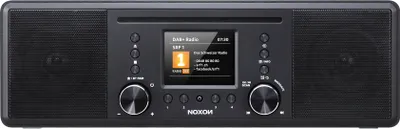 Produktbild von Noxon Furka Schwarz - DAB+, CD, UKW, Bluetooth, USB, AUX-IN, Stereo, Kopfhöreranschluss
