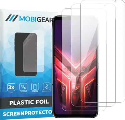 Produktbild von Mobigear  ASUS ROG Phone 6 Pro Displayschutz Schutzfolie - Hüllenfreundlich (3er Pack)
