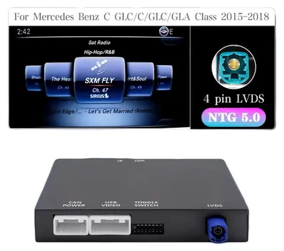 Zdjęcie produktu dla Dekoder CarPlay i Android Auto, łączność bezprzewodowa, obsługa sterowania OEM, dla Benz NTG 5.0