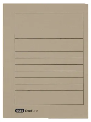 Produktbild von ELBA Aktenmappe 100091162 DIN A4 Karton RC grau