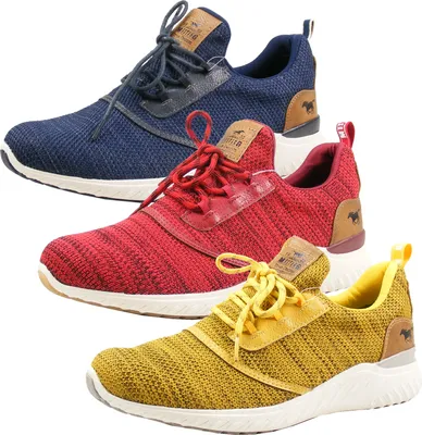 Produktbild von Mustang Herren Sneaker Schnürschuhe 4132-301, Größe:41 EU, Farbe:Rot