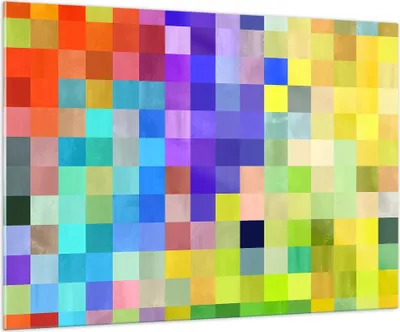 Produktbild von Bilder auf glas - Abstraktion modern - 100x70cm - Glasbilder - Wandbilder - Kunstdruck - zum Aufhängen bereit - Wanddekoration aus Glas - Glas Bilder - Wandbild auf Glas - Einteilig - GAA100x70-4009