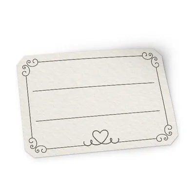 Produktbild von itenga 50 x Marmeladen Etikett zum Beschriften 4,5x3cm Landhausstil