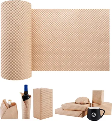 Produktbild von Paper Bubble Roll, biologisch abbaubares Kraftpapier, 30CM x 30M, für Umzüge, Versand, Geschenke
