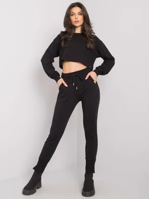 Produktbild von Rue Paris Jogginghose für Damen Sabon schwarz M
