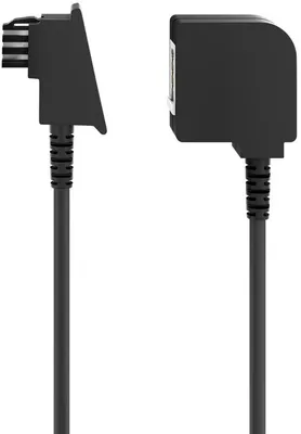 Immagine prodotto di Goobay 50242 Prolunga TAE-F a 4 poli, 3 m, nera - Spina TAE-F > presa TAE-F