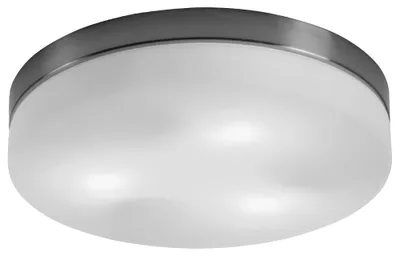 Produktbild von Deckenleuchte, Glas opal, nickel-matt, D 30 cm
