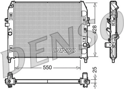 Produktbild von DENSO DRM44008 Kühler Wasserkühler Motorkühler für MAZDA MX-5 III (NC)