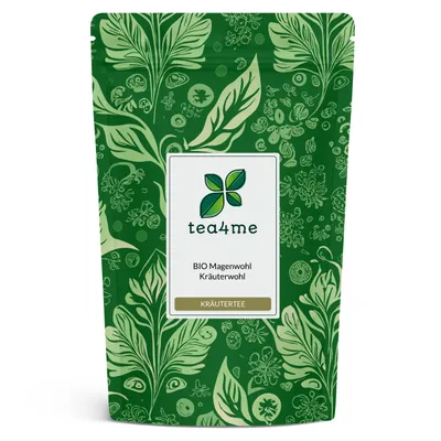 Produktbild von tea4me BIO Magenwohl Kräuterwohl Kräutertee mit Kümmel-Anis-Fenchel-Geschmack