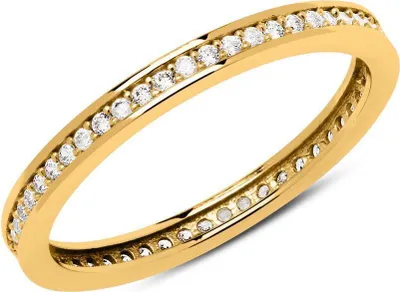 Produktbild von 333er Gold Eternity Ring Zirkonia Unique GR0159 (Größe: 56mm)
