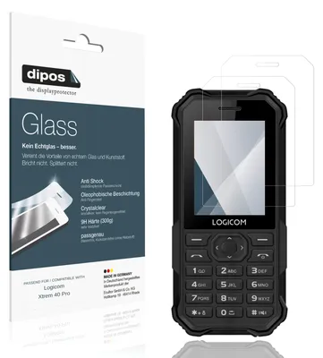 Image de 2x Protection ecrán pour Logicom Xtrem 40 Pro Verre souple Film Protecteur 9H dipos