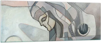 Produktbild von Bilder auf glas - Abstraktion modern - 140x50cm - Glasbilder - Wandbilder - Kunstdruck - zum Aufhängen bereit - Wanddekoration aus Glas - Glas Bilder - Wandbild auf Glas - Einteilig - GAB140x50-3739