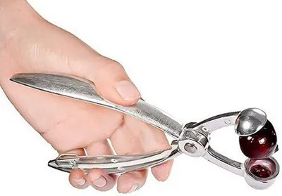 Produktbild von Famanu Kirschenentkerner - Praktisch und effizient - Silber