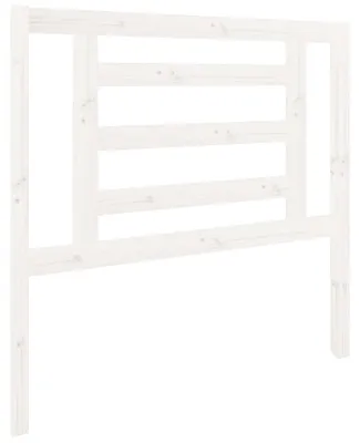 Image de vidaXL Tête de lit blanc 96x4x100 cm pin massif