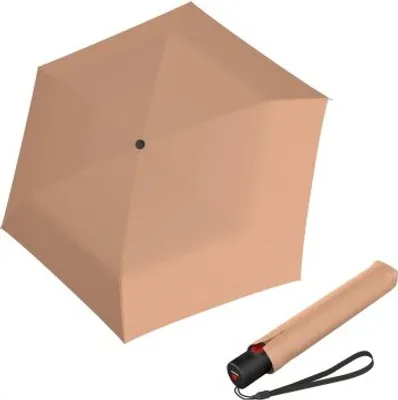 Obrázek produktu pro Knirps KNIRPS U.200 Ultra Light Duomatic peach - elegantní dámský plně automatický deštník