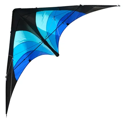 Obrázok produktu pre Elliot Delta Stunt Kite modro-čierny 1013509 modrý 148 x 63 cm