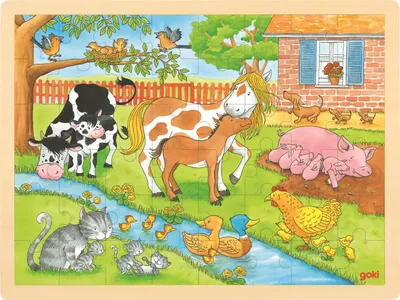 Produktbild von Goki 57745, 48 Stück(e), Bauernhof, 3 Jahr(e)