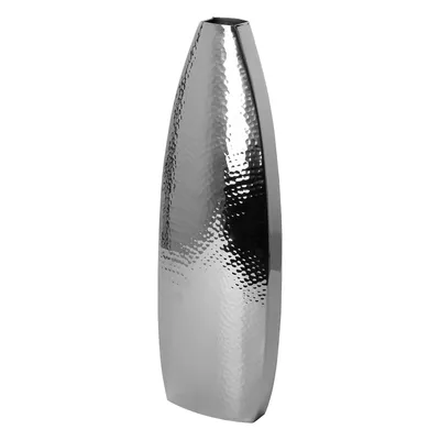 Produktbild von ALETTA Vase - H.41cm - silberfarben - Edelstahl - Blumenvase