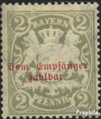 Produktbild von Briefmarken Bayern 1903 Mi P13y (kompl.Ausg.) gestempelt Staatswappen