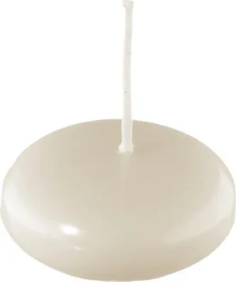 Produktbild von Schwimmkerzen Champagner 24 x Ø 60 mm, 20 Stück