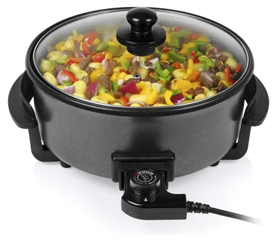Obrázok produktu pre Tristar PZ-9135, Kolo, Čierna, Oceľ, Sklo, 5 L, 220 °C