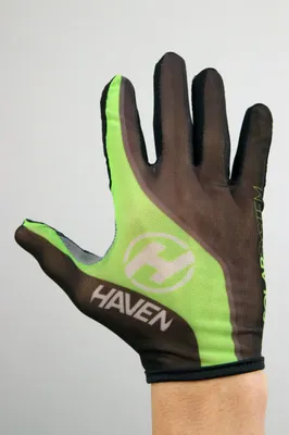 Produktbild von HAVEN Langfinger-Fahrradhandschuhe - SOLAR LONG - Grün S