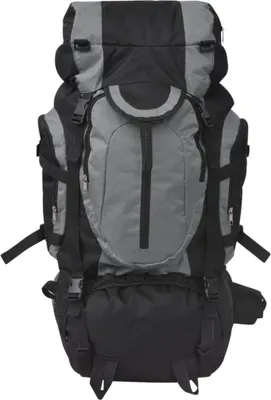Produktbild von vidaXL Wanderrucksack XXL 75 L Schwarz und Grau