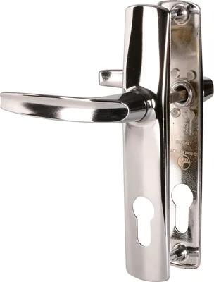 Image de Ensemble de porte Angers BEZAULT Chromé - Clé i - 0071570