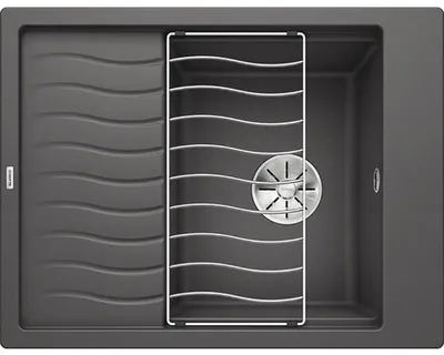 Produktbild von Blanco Elon 45 - Silgranitspüle, 650x500 mm, Felsgrau 524825