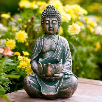 Obrázek produktu pro Meditativní soška Buddhy, svícen/držák na svíčky, dekorace do obývacího pokoje