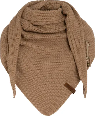 Produktbild von Knit Factory Coco Dreiecksschal - Nude - 190x85 cm
